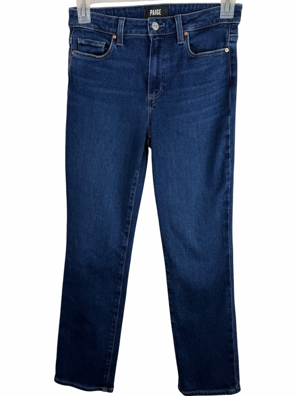 PAIGE | Cindy Slim Straight Jeans in Marcella Wash